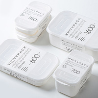 Conteneur de conservation alimentaire compartimenté pour réfrigérateur, idéal pour viandes congelées, aliments de forme irrégulière, fruits et légumes