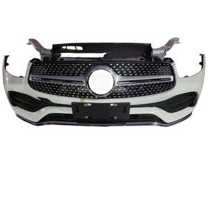 Griglia Paraurti Anteriore in ABS di Alta Qualità con Luci Fendinebbia per Mercedes-Benz <span class=keywords><strong>GLC</strong></span> W253, <span class=keywords><strong>Nera</strong></span> Cromata, Montaggio Universale - Product Image 3