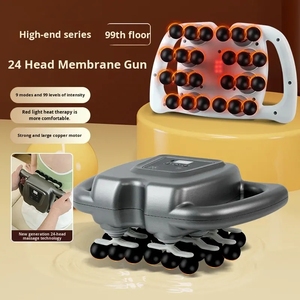 Pistola de Masaje Revolucionaria de 24 Cabezales para Espalda y Cuerpo con Calor y Control de Tiempo, Súper Silenciosa, Masaje de Tejido Profundo - Product Image 5