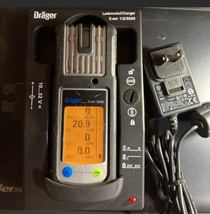 גלאי גז מקורי של דרייגר X-am 2500 <span class=keywords><strong>H2S</strong></span>, CO, O2, LEL - Product Image 3
