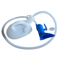 Bouteille de collecte d'urine portable pour hommes et femmes avec couvercle anti-fuite et tube long pour l'hôpital, les fauteuils roulants et les voyages