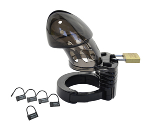 Dispositivo de Castidad para hombres adultos, jaula de acero inoxidable, silicona, casto, cerradura de pene, juguetes alternativa - Product Image 2