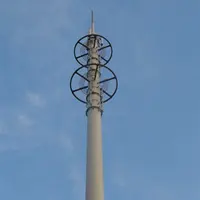Оцинкованная монополь, мобильный сигнальный полюс, самоподдерживаемая монопольная башня