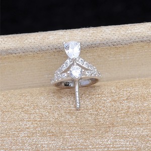 Colgante de Plata S925, Corona 14-16, Colgante DIY con Soporte para Escondite, Fornituras y Componentes de Joyería, Artículo 5569 - Product Image 4