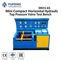 Banc d'essai hydraulique horizontal compact DN65 pour vannes de petit diamètre