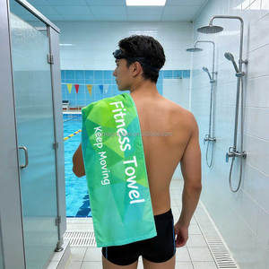 Toalla Deportiva con MOQ Bajo <span class=keywords><strong>para</strong></span> Diseño de Marca Personalizada, Toalla Facial y de Gimnasio al por Mayor Más Barata, Impresión de Logotipo Personalizado y Bordado - Product Image 3