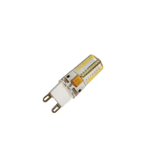 G9 3 Вт 64 светодиода SMD3014 силикон 110 В 220 В Светодиодная лампа-кукуруза