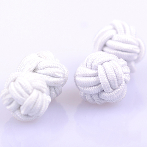 Di alta qualità da <span class=keywords><strong>uomo</strong></span> <span class=keywords><strong>gemelli</strong></span> con nodo in seta bianca di alta qualità materiale elastico buon prezzo per l'occasione di anniversario - Product Image 4
