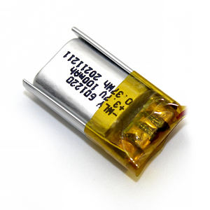 リチウムポリマー電池 601220 3.7V 100mAh リチウムポリマー電池（プリント基板とワイヤー付き） - Product Image 2