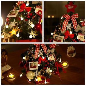 2024 Hot Christmas Desktop Home Decoration Diy Ornaments Light Xmas <b>Tree</b> for Business - Product Image 5