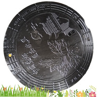 Couvercle de manhole rond durable pour les rues de la ville