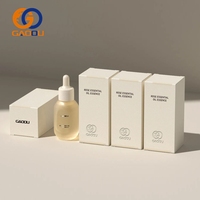 Joli pot à crème en verre dépoli avec bouchon à bille et compte-gouttes pour sérum, tube souple 30g 50g, ensemble d'emballage cosmétique pour soins de la peau