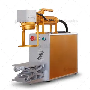 Hoge Kwaliteit Handheld Hoge Precisie 30W Verstandig Optische Raycus Fiber Laser Markering Machine Metaal Glas 300*300