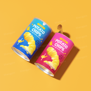 Custom Printed Cardboard Core Cylinder Tubes for <strong>Popcorn</strong> Chips Crispy Airtight Packing Food Grade Paper Canister Packaging - Product Image 5