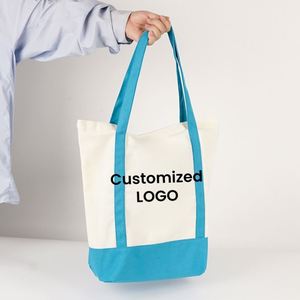 Wholesale Hot Sale Shopping Bag Custom logo Large Folding Shoulder Cotton Canvas Shopping <b>Tote</b> Bag for <b>Travel</b> - Product Image 4