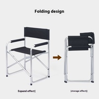 Table et chaise pliantes en fer pour le camping en plein air, chaise de pêche moderne et portable pour la terrasse, le balcon, les loisirs, la salle de sport