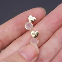 Vente en gros Offre Spéciale transparent en forme de coeur boucle d'oreille en silicone Lifter caoutchouc dos de boucle d'oreille oreilles tombantes boucles d'oreilles lourdes et goujons