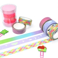Rubans adhésifs washi personnalisés imprimés en couleur, imperméables et résistants à l'eau