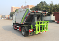 Camion benne à déchets 4x2 à bras articulé multi-conteneurs pour l'assainissement urbain, direct usine