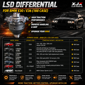 <span class=keywords><strong>Diferencial</strong></span> de Engranajes Helicoidales de Alto Rendimiento para BMW Serie 3 E30 E36, 188 mm, Caja Mediana, LSD con Ajuste de Torque - Product Image 4