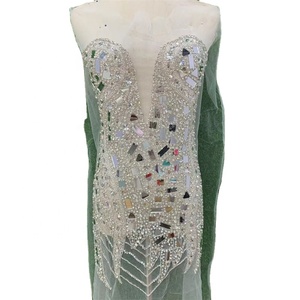 Vestido <span class=keywords><strong>de</strong></span> Espejo Elegante <span class=keywords><strong>de</strong></span> Marca <span class=keywords><strong>de</strong></span> <span class=keywords><strong>Ropa</strong></span> <span class=keywords><strong>de</strong></span> Diseñador, Vestido <span class=keywords><strong>de</strong></span> <span class=keywords><strong>Flamenco</strong></span> <span class=keywords><strong>de</strong></span> Lujo con Pedrería para Actuaciones en Escenarios y Clubs - Product Image 5