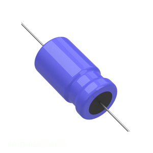 Condensateur axial TH original à travers trou 16 µF 601D166F200FE1 CAP ALUM 16UF 200V - Product Image 1