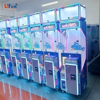 LIFUN Machine à griffes géante de 18 pouces pour jouets en peluche avec casier à prix, jeu d'arcade commercial à monnayeur pour entreprises