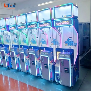 LIFUN Macchina Artiglio Acchiappapremi Commerciale da 18 Pollici Super <span class=keywords><strong>Mega</strong></span> con Armadietto Premi, Gioco Arcade a Moneta per Attività Commerciali - Product Image 5