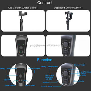 Cardán de mano estabilizador de teléfono, palo de selfi de mano de 3 ejes con botón de Zoom de enfoque VS DJI om5, S5B - Product Image 4