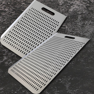 Planche perforée pour <span class=keywords><strong>pizza</strong></span> à base de pain plat, planche à <span class=keywords><strong>pizza</strong></span> style romain, pelle à <span class=keywords><strong>pizza</strong></span> avec pelle de retournement sans poignée - Product Image 3
