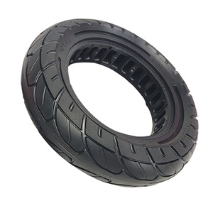 10 X 2.5 Neumático Sólido sin Cámara de Panal de Abeja al Vacío, Más Grueso y Duradero para Todoterreno, Accesorios para Patinete Eléctrico de Goma - Product Image 1