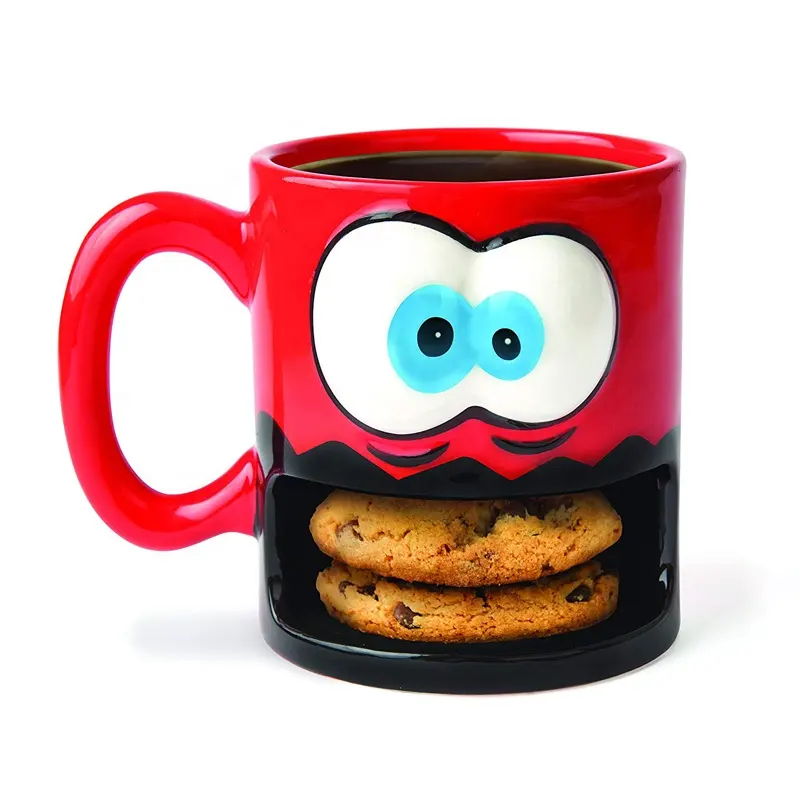 Gek Voor Cookies Koffie Mok, Melk En Cookies Houder, Keramische Cup Voor Koffie En Thee Met Handvat