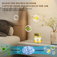 Toobett 400g Désodorisant écologique Gel Parfum Parfum Perle Élimination efficace des odeurs et dissolvant d'odeurs