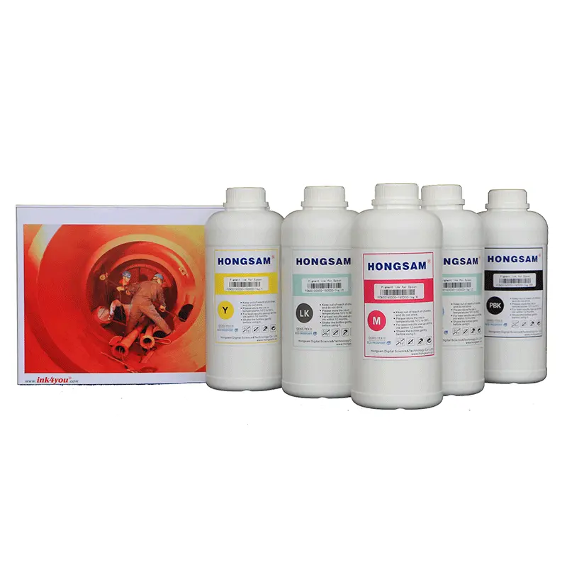 Hongsam fabrika fiyat uyumlu su bazlı Pigment boya mürekkep dolum Canon için mürekkep Pro 540 Pro 520 Pro 560