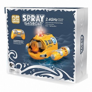 Nuevo Barco de Juguete <span class=keywords><strong>RC</strong></span> con Rociador de Agua y Rotación de 360 Grados, Submarino a Control Remoto 2.4G para Niños, Barco a Motor Eléctrico de Plástico para Principiantes con Baterías - Product Image 6