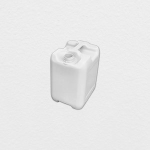 Bidon en plastique blanc de qualité alimentaire LAR TN2022 HDPE 10L pour le stockage de liquides alimentaires, conception anti-fuite - Product Image 1
