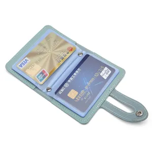 पुरुषों और महिलाओं के लिए 24 कार्ड स्लॉट वॉलेट के साथ क्रेडिट कार्ड धारक पीयू चमड़ा संगठन बाइंडर आईडी कार्ड धारक