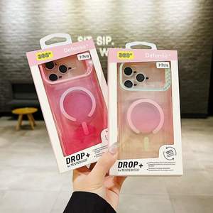 Custodia per telefono Honatop 360 con gradiente <span class=keywords><strong>arcobaleno</strong></span> in TPU + PC e supporto magnetico per <span class=keywords><strong>iPhone</strong></span> 18 17 16 15 14 13 12 Pro Max - Product Image 3