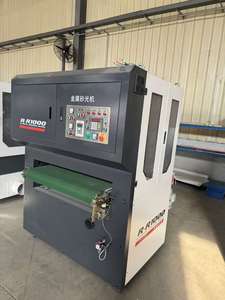 금속 스테인레스 스틸 모래 연마 기계 용 2 벨트 모래 연마 기계 RR1000 - Product Image 3