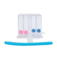 Espirómetro de incentivo para ejercicio de respiración para reentrenar los pulmones, entrenamiento de respiración respiratoria