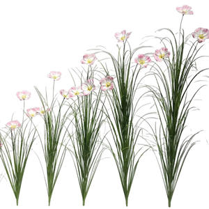 Bouquet de fleurs artificielles Cosmos et herbe d'oignon, haute simulation, 30cm-100cm, pour décorations de mariage et décoration intérieure - Product Image 1