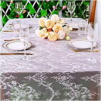 Nappe en tissu jacquard velours blanc brodé sur mesure, motif floral européen fait main, certifiée OEKO-TEX, vente en gros Zeal