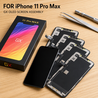 Écran OLED souple GX pour iPhone 11 12 13 14 15 16 Pro Max Plus, module d'affichage FHD, pièces de rechange pour réparation d'écran tactile