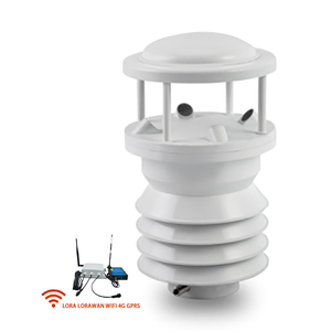 Estación Meteorológica Automática Compacta RS485 con <span class=keywords><strong>Radar</strong></span> de Velocidad/Dirección del Viento Ultrasónico, Temperatura del Aire, Humedad, Presión y Precipitaciones - Product Image 4