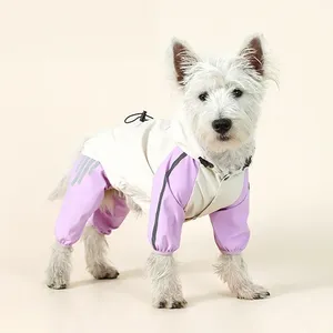 Impermeable para Mascotas, <span class=keywords><strong>Chubasquero</strong></span> para Perros Pequeños, Traje de Verano para Cachorros, Ropa para Yorkies, <span class=keywords><strong>Chihuahua</strong></span>, Pinscher, Overoles para Mascotas - Product Image 6