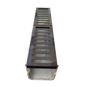 Couvercles de caniveaux de drainage routier EN124 <span class=keywords><strong>B125</strong></span> Jin Zhisheng, haute qualité, très demandés, 200x500mm, peinture asphalte noire, forme rectangulaire - Product Image 1