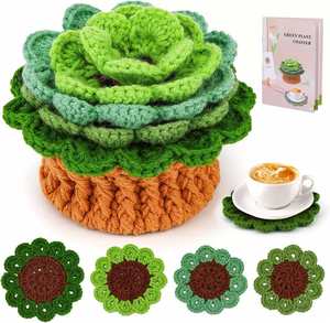 Kit de Ganchillo de Algodón de Leche Personalizado de Fábrica, Hazlo Tú Mismo, Animales Tejidos, Manualidades, Patrón de Dibujos Animados Tejidos a Mano, Suaves y Personalizables - Product Image 5