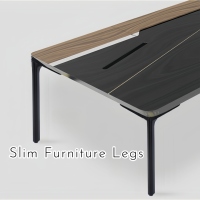Badezimmer Bett Kleiderschrank Metall Stahl Möbelbeine Gold Küchenschränke Zubehör Dreieckige Sofa-Schrankbeine