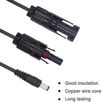 Câble d'extension solaire isolé XLPE en cuivre étamé DC 5,5x2,5 mm 6500 V