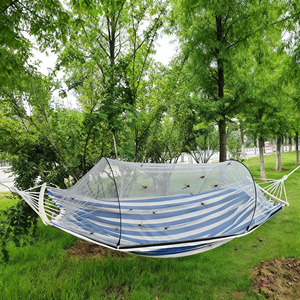 Hamac de Camping de Jardin Portable Suspendu Balançoire Hamacs Extérieurs Hamac avec <span class=keywords><strong>Moustiquaire</strong></span> Hamac Pliant - Product Image 1